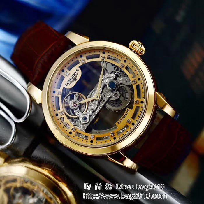 LONGINES浪琴 高級定制 全自動機械 男士腕表 WSS0246